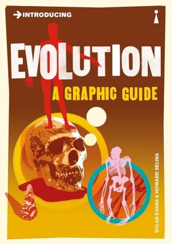 Book cover: “Evolution: A Graphic Guide” with human evolution imagery.
