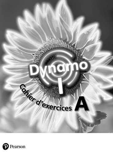 Dynamo 1 Workbook A cover with a sunflower and Pearson logo.
