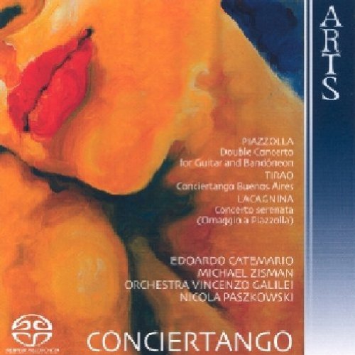 "Album cover with a woman's face and white text on a blue background."