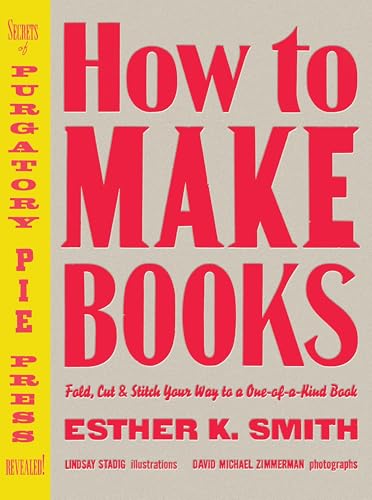 Book cover titled How to Make Books by Esther K. Smith with red text.