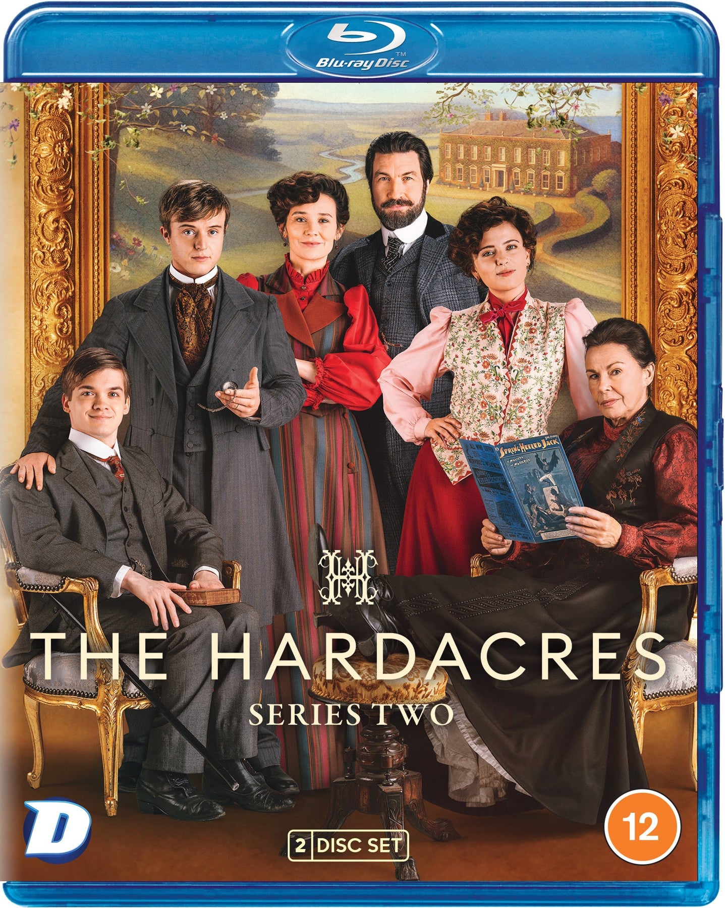 Blu-ray cover for “The Hardacres: Series 2” featuring a family portrait.