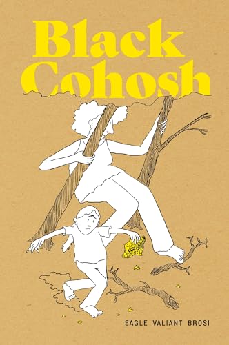 Book cover: "Black Cohosh" with illustration of people and branches.