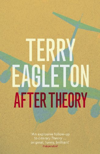 Book cover: "After Theory" by Terry Eagleton, yellow background, abstract plane.