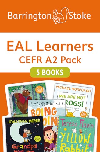 Book pack cover featuring five children’s books for English language learners.