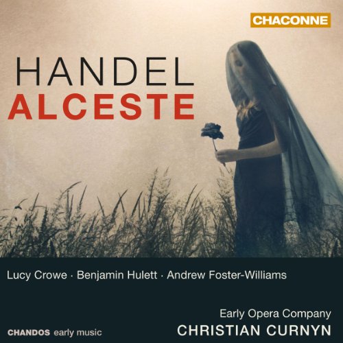 CD cover for Handel’s Alceste, featuring a woman in a field.