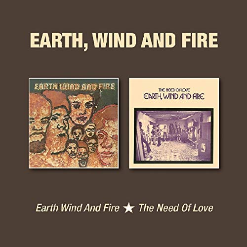 Earth, Wind & Fire CD cover with two album artworks displayed.