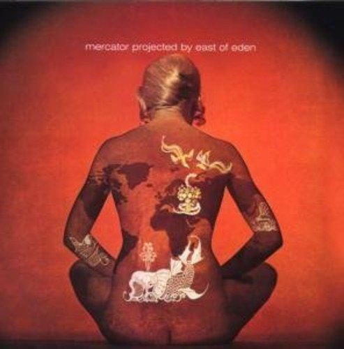 Album cover featuring a kneeling figure with a world map tattoo on their back.