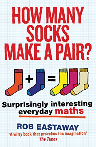 Book cover: colorful socks illustrate a math equation, titled "How Many Socks Make a Pair?".