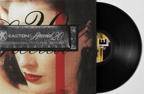Vinyl record with album cover featuring a portrait and text: "Easton Special 20".
