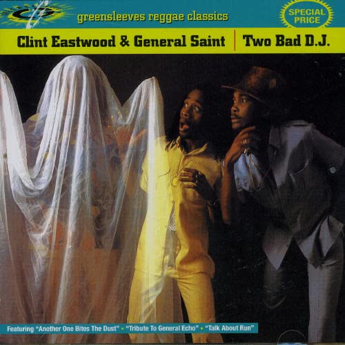 CD cover: Clint Eastwood & General Saint with ghostly figures.
