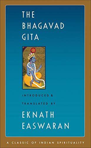 Book cover with blue background, text, and an illustration of a blue-skinned deity.