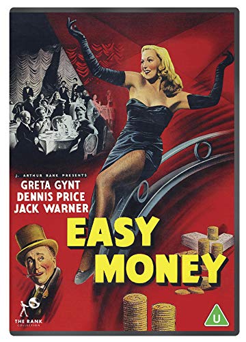 DVD cover for "Easy Money" featuring a blonde woman in a black dress.