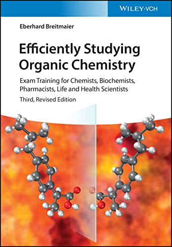 Book cover: “Efficiently Studying Organic Chemistry” with molecular models.