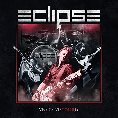 Rock band Eclipse album cover, featuring musicians with instruments.