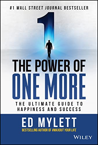 Book cover for “One More” with a silhouetted figure and large number one.
