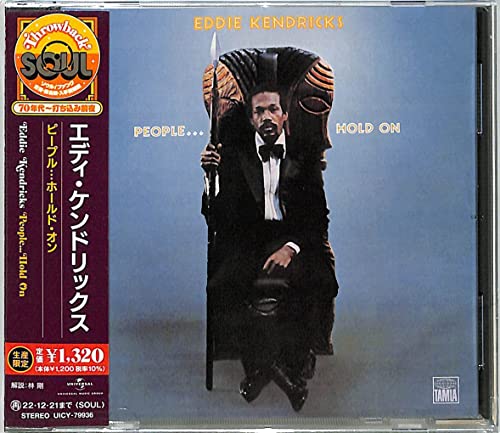 Eddie Kendricks “People… Hold On” CD in jewel case with Japanese text.