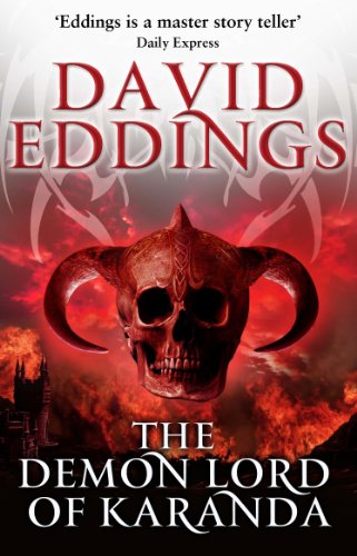 Book cover: red skull with horns against a fiery, stormy background.