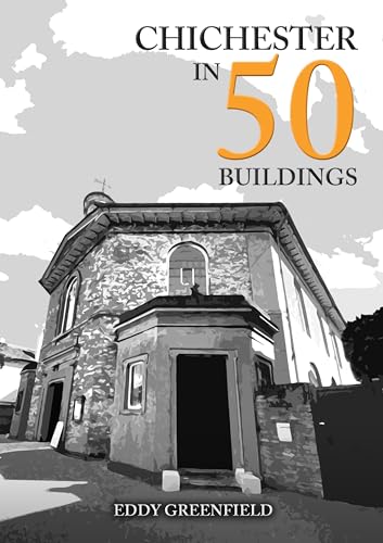 Book cover featuring Chichester cathedral against a cloudy sky.