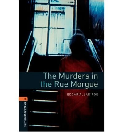 Book cover: "The Murders in the Rue Morgue" by Edgar Allan Poe.
