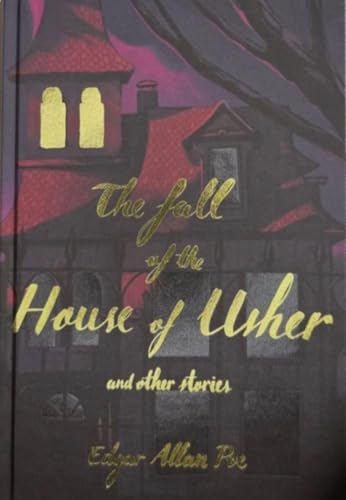 Book cover art featuring a dark, gothic house with gold lettering against a purple sky.