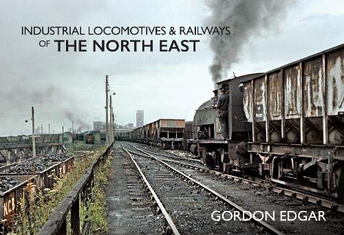 Book cover: steam locomotives and freight cars on railway tracks.