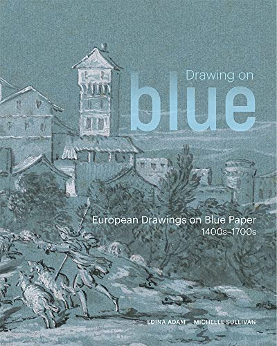 Book cover: architectural sketch and figures in shades of blue.