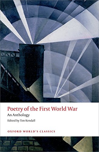 Book cover featuring searchlights in a night sky above text on a white background.