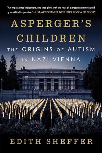 Book cover: “Asperger’s Children” with a building and rows of candles.