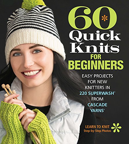 Book cover showing a smiling woman wearing a striped knit hat and green fingerless gloves.