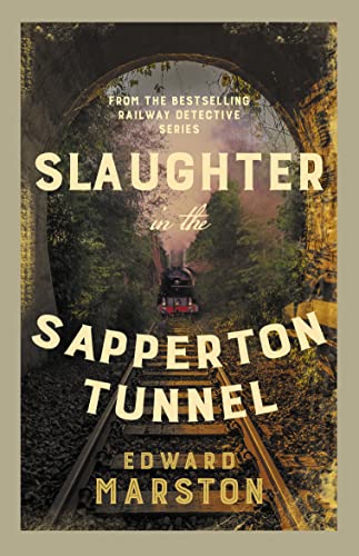 Book cover: a steam train emerging from a dark tunnel.