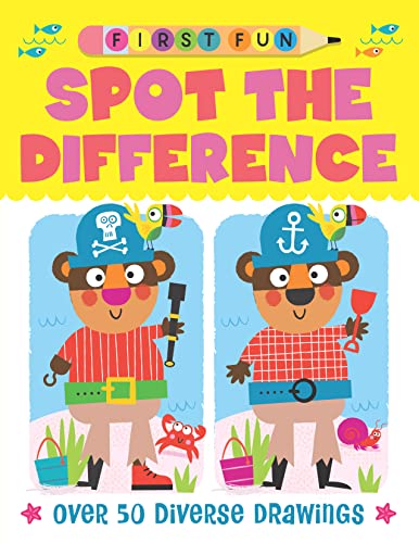 Children’s “Spot the Difference” book cover with two cartoon bears.