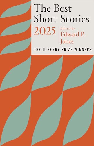 Book cover for The Best Short Stories 2025 with orange and sage leaf pattern.