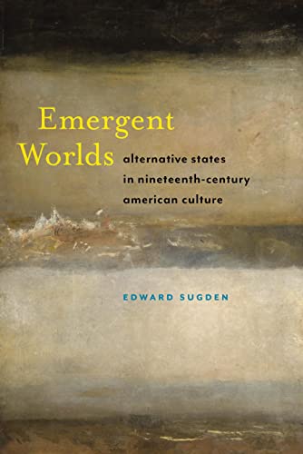 Book cover: "Emergent Worlds" by Edward Sugden, with abstract landscape.
