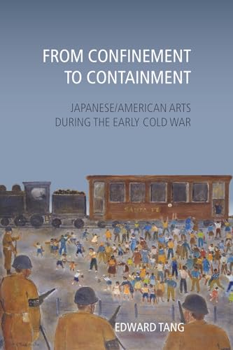 Book cover with painting of a train station and diverse crowd.