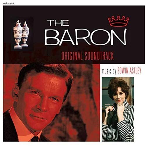 The Baron" soundtrack vinyl cover with actors and decorative elements.