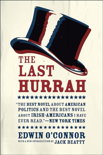 Book cover for “The Last Hurrah” featuring a top hat and text.