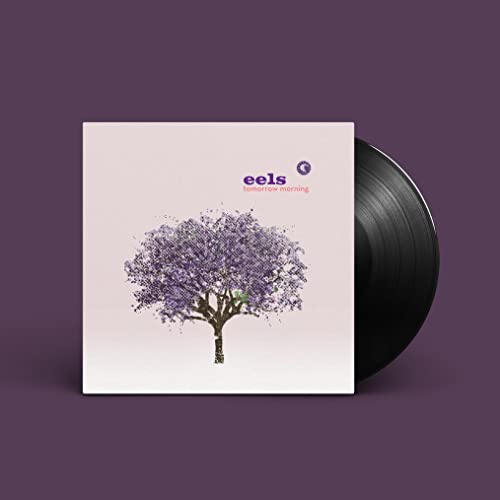 Eels album "Tomorrow Morning" vinyl record with a tree illustration.