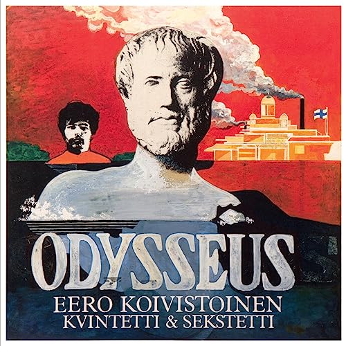 CD cover: bust of Odysseus, a man, and a building with a flag.