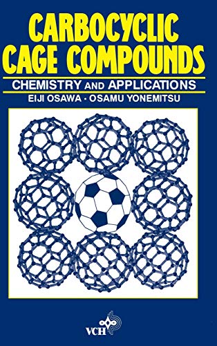 Book cover featuring molecular structures resembling soccer balls and cages.