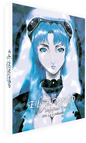 Blu-ray case featuring an anime woman with blue hair and goggles.