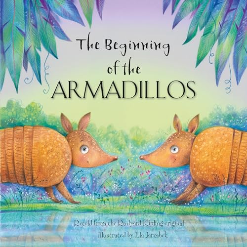 Book cover: two armadillos facing each other amidst lush greenery.
