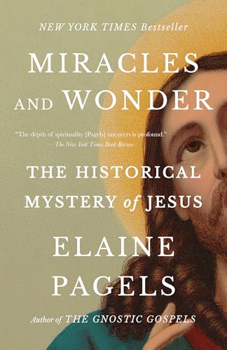 Book cover featuring a portrait of Jesus and the title "Miracles and Wonder".