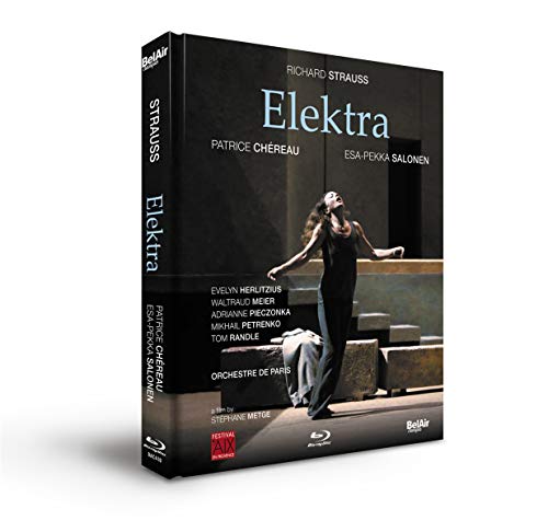 Elektra" Blu-ray cover featuring a woman in a dark outfit raising her arms.