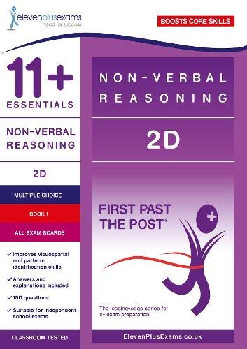 Purple 11+ Essentials Non-Verbal Reasoning 2D Book 1 cover.