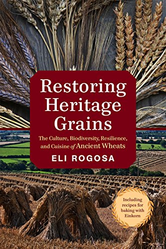 Book cover featuring wheat sheaves and a rural landscape.