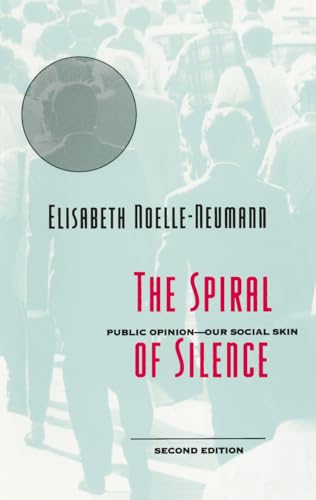 Book cover for “The Spiral of Silence” with a crowd background.