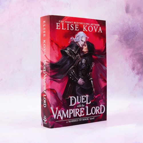 Book cover: a vampire lord and woman in dramatic poses.