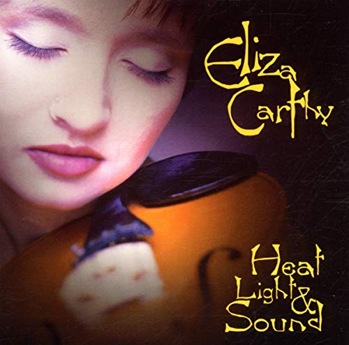 CD cover: Eliza Carthy with a fiddle, warm tones, closed eyes.