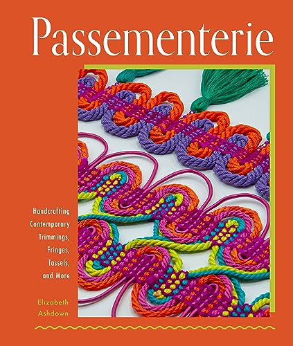 Book cover featuring colorful, handcrafted trimmings and fringes.