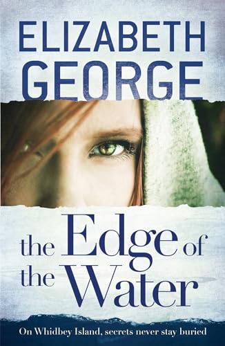 Book cover: close-up of a woman’s face with text “The Edge of the Water.”